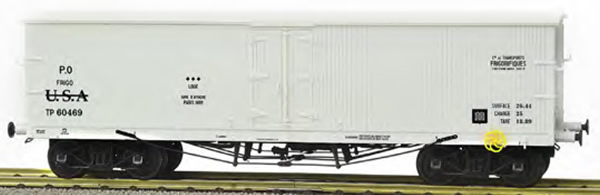 REE Modeles WB-529 - French FRIGO Refrigerator Car TP Wagon original green liveral PO ex-USA Era II